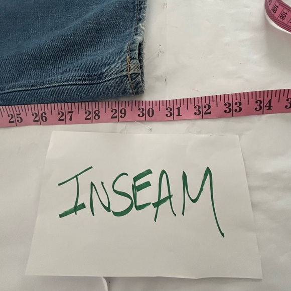 American Eagle Skater Jeans Womens Size 14R Baggy Wide Leg Grunge Distressed - Picture 5 of 16